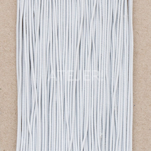 Imagen 8 de 8 de Elástico Redondo Bentley Art 82 De 1,8mm X 50 Metros Blanco