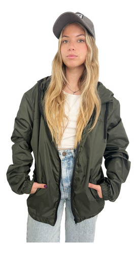 Customs Ba Trench Mujer Piloto Campera Rompevientos Pilotos Beige Negro Impermeable