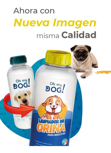 Imagen 5 de 6 de Oh My Dog- 2 Pzs De 850 (limpiador De Orina De Perro)