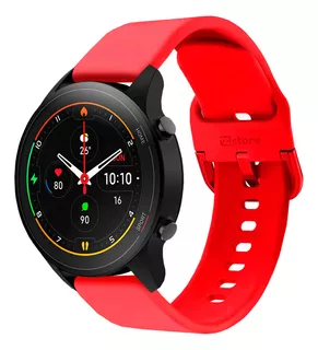 Correa Compatible Xiaomi Mi Watch Color Rojo Hebilla 22m