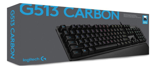 Imagen 5 de 6 de Teclado Logitech G513 Carbon Gaming Qwerty Gx Brown Tactile