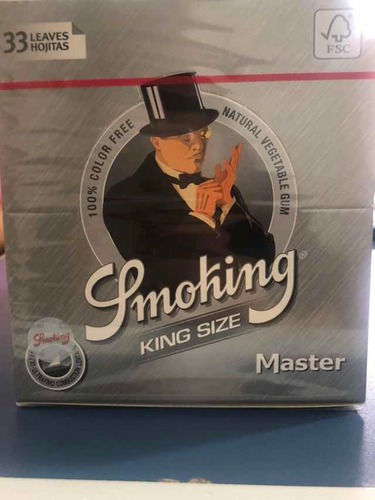 Seda Smoking Original Master King Size Com Selo Importação