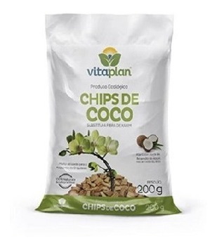 Chips De Coco Para Plantio E Cobertura Vitaplan 200 G