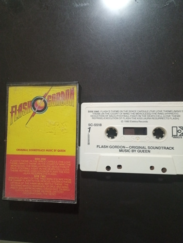 Cassette Flash Gordon Queen Buen Estado Original.