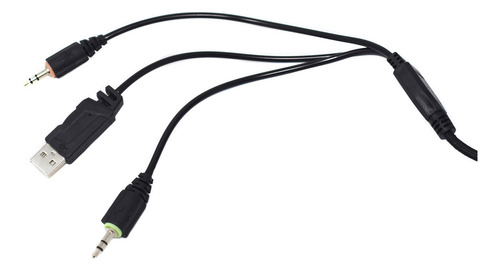 Gaming Naceb Headset Gamer NA-0311 Headset Con Microfono Plug & Play Con Convertidor Dos Puntas A Una