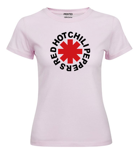 Polera Mujer Estampado Red Hot Chili Peppers