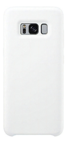 Funda protectora de silicona para Samsung Galaxy S8, color blanco