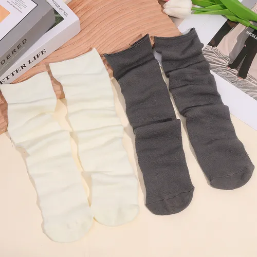 2 Pares De Calcetines De Verano Con Encaje Hueco En Forma De