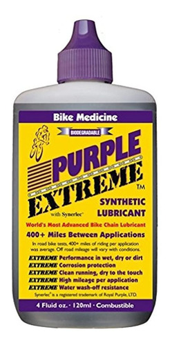 Bicicleta Medicina Purpura Extrema Rendimiento Lubricante Si