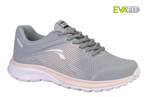 Tênis Feminino, Confort, Cinza E Rosa - Kolosh
