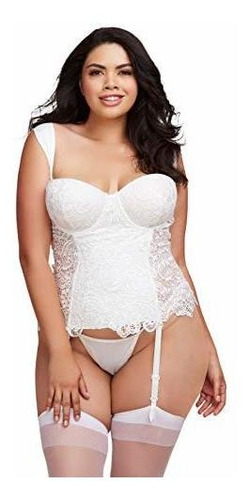 Tamaño Extra Grande De Las Mujeres Dreamgirl Bustier Conjunt