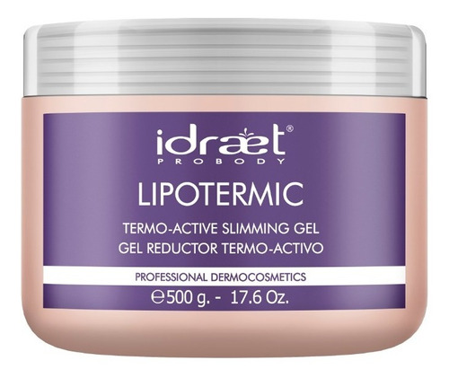 Gel Reductor Termo-activo Idraet Lipotermic 500g