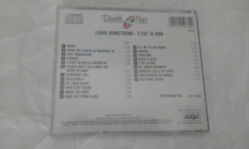 Cd Louis Armstrong C'est Si Bon. Envio 9,00 Importado