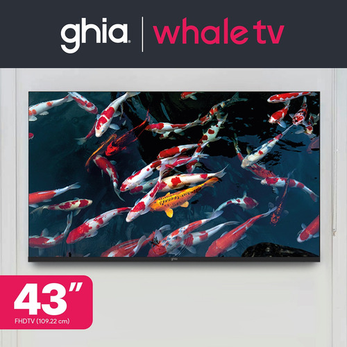Smart Tv Ghia 43 Whale Tv Led Con Fullhd Wifi Usb Hdmi 60hz