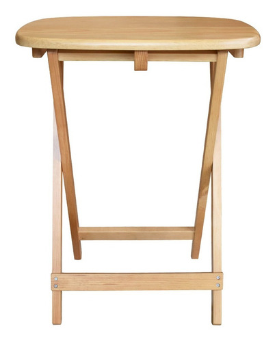Mesa De Servicio Plegable De Madera Exclusiva Y Util Hogare Color Oval Aile