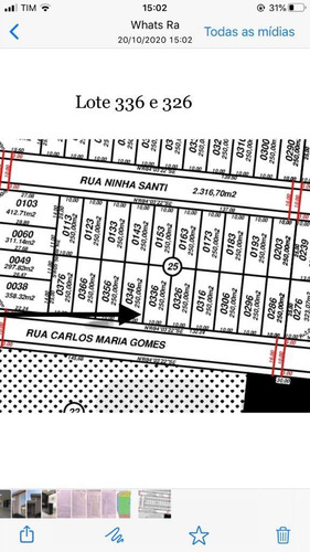 Imagem 2 de 3 de Terreno À Venda, 250 M² Por R$ 126.714,55 - Loteamento Vila Maria - Foz Do Iguaçu/pr - Te0352