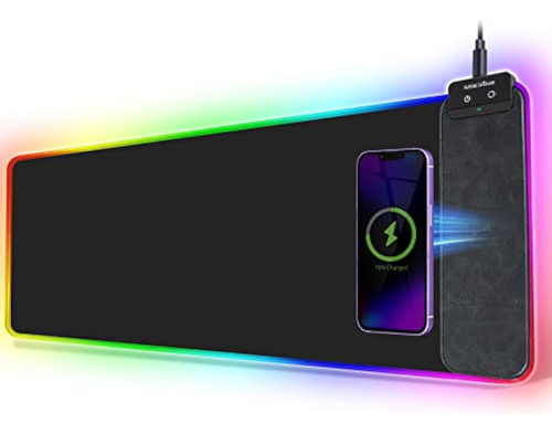 Alfombrilla De Mouse Para Juegos Rgb De Carga