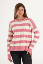 Comprar Sweater Elastizado Bremer Plush Cuello Redondo Oversize