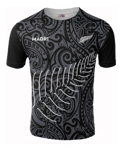 Remera Maori All Bl@cks New Zealand Ax-0243