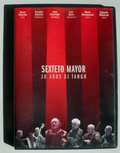 Dvd - Sexteto Mayor - 30 Años De Tango - Libertella - Stazo