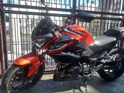 Imagem 1 de 15 de Kawasaki Z300 2018 Única Dona 13900km Toda Original C/manual