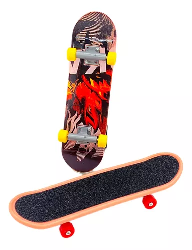 Kit 2 Brinquedo Skate De Dedo Com Lixa Tech Fingerboard Mini Teck Dek - A7L  Store