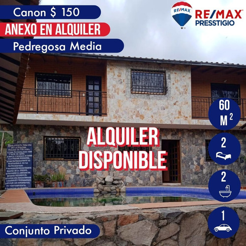 Imagen 1 de 17 de Anexo En Alquiler Pedregosa Media,  Mérida -municipio Libertador.