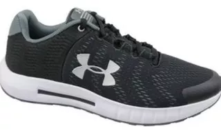 Zapatillas Under Armour Talla 4.5y Aprox Niños De 10 Negras