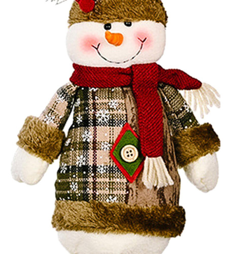 Figura Navideña Con Piernas Elásticas, Muñeco De Nieve