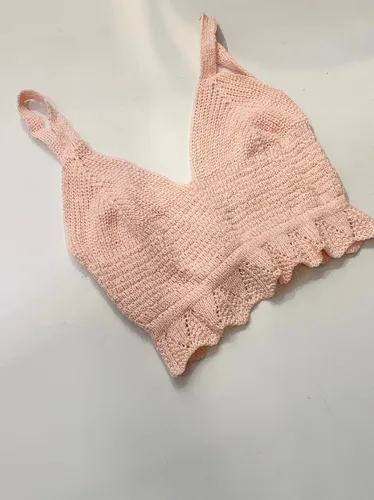 Remera crochet mujer clearance