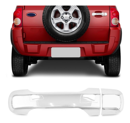 Aplique Maçaneta Porta Mala Ecosport 03 04 05 A 2012 Cromado