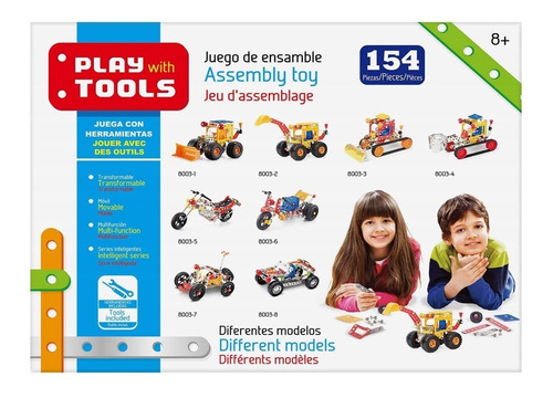 Juguete Educativo De Ensamble Play With Tools Super Trascabo