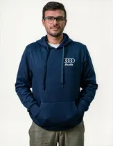 Comprar Buzo Canguro Capucha Regalo Hombre Moda Bordado Logo Audi