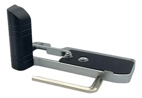 1) Metal Grip For Fuji Xm5 - Silver | MercadoLivre