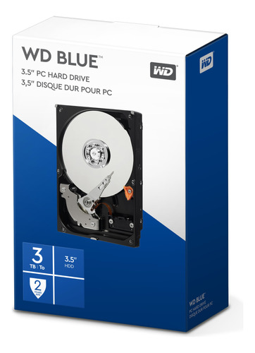 Wd Blue 3tb Pc Hard Drive  5400 Rpm Class Sata 6 Gbs 64 Mb C