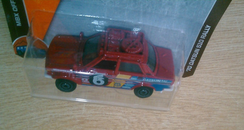 Imagen 3 de 4 de Matchbox 70 Datsun 510 Rally Rojo 2018 Nuevo