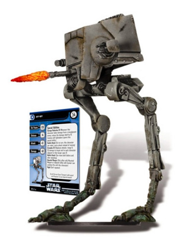Star Wars Miniatures At-st Scout Walker (Usado)