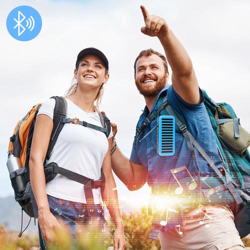 Altavoz Bluetooth Con Radio, Mini Subwoofer, Carga Solar W