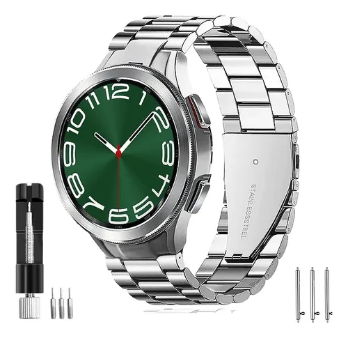 Malla Ac. Inox. Para Samsung Galaxy Watch 6 5 4 Plateado A Env o