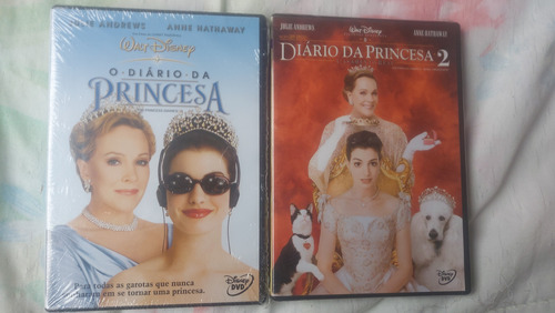 Dvd O Diário Da Princesa 1 E 2 ( Novo E Lacrado De Fábrica)