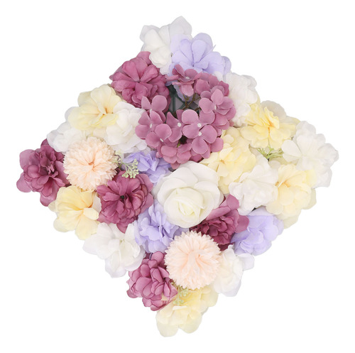 Paneles Artificiales Con Rosas De Seda Para Pared De Flores,
