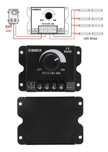 ¡ Accesorios De Iluminación 30a Led Dimmer Pwm Unicolor