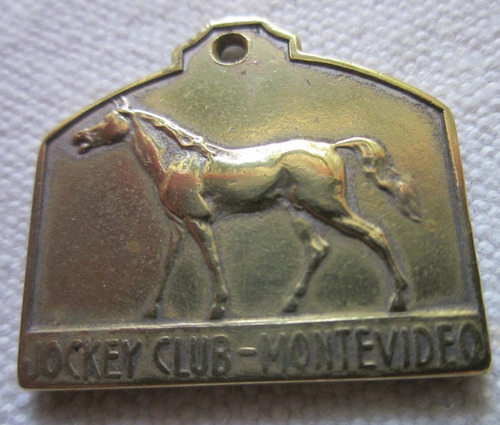 Antigua Medalla Jockey Club Montevideo 1923