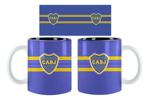 Taza Boca Juniors Personalizada Con Tu Nombre Nro17