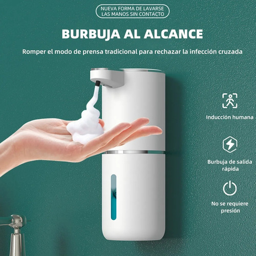 Dosificador Automático De Jabón Con Sensor De Carga 380ml