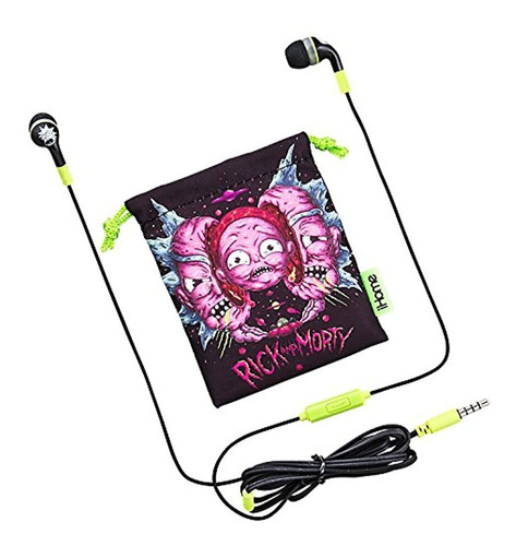 Auriculares Con Aislamiento De Ruido Rick And Morty Con Micr