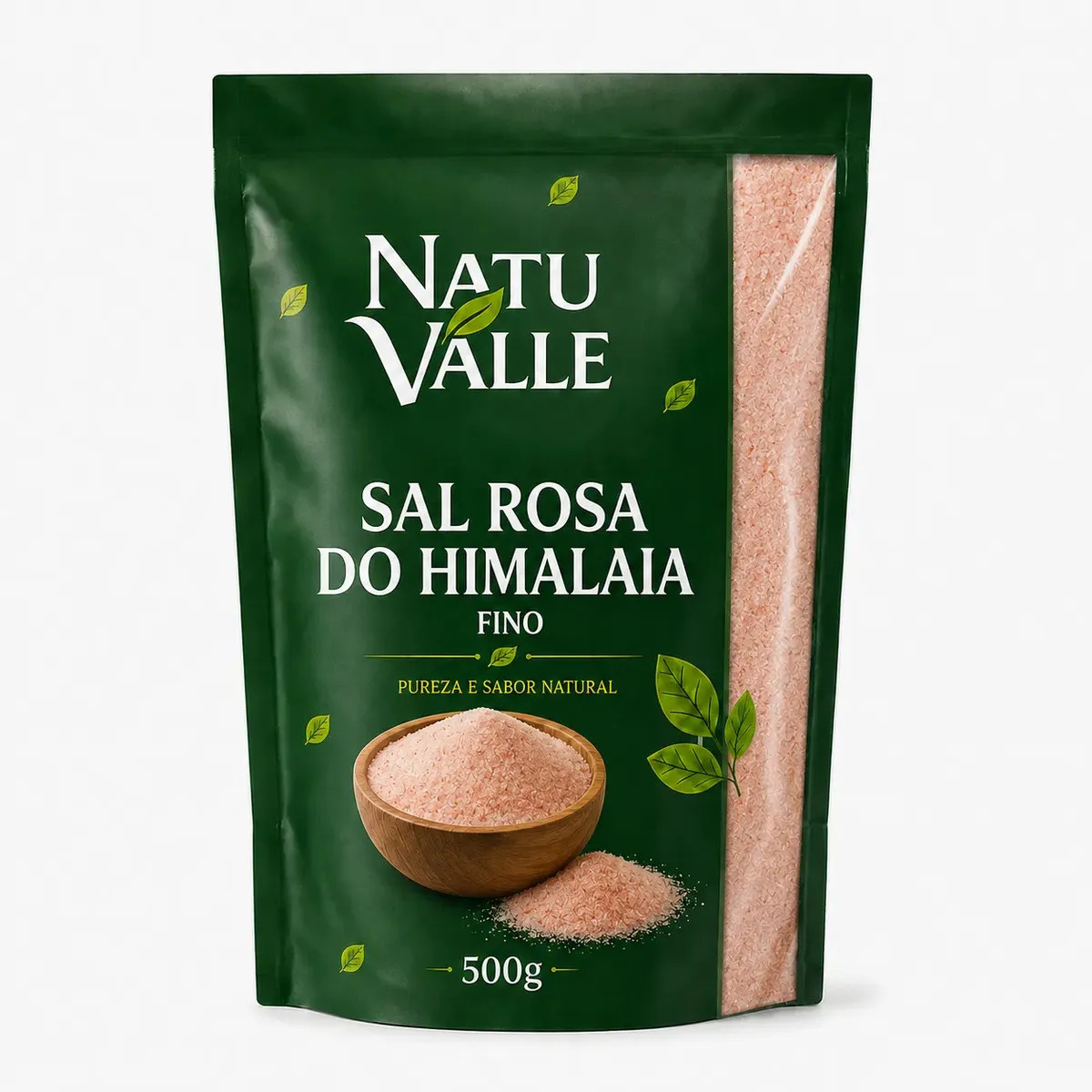 Sal Rosa Fino Sem Glúten Natuvalle 500g