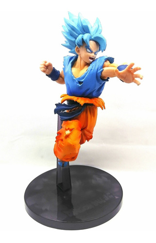 Figura De Colección Dragon Ball Z Goku Super Saiyajin Blue 