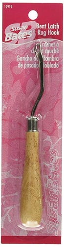 Susan Bates Doblado Latch Hook Con Mango De Madera, De 6,25 