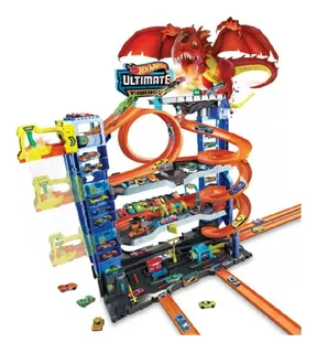 Pista De Juguete Hot Wheels City Ultimate Garage